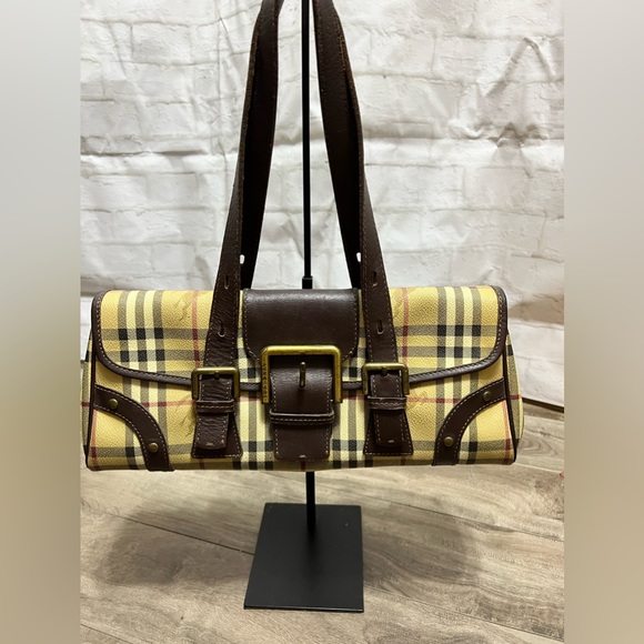 Burberry Rare and Vintage Haymarket Check Shoulder Bag - Picture 2 of 11